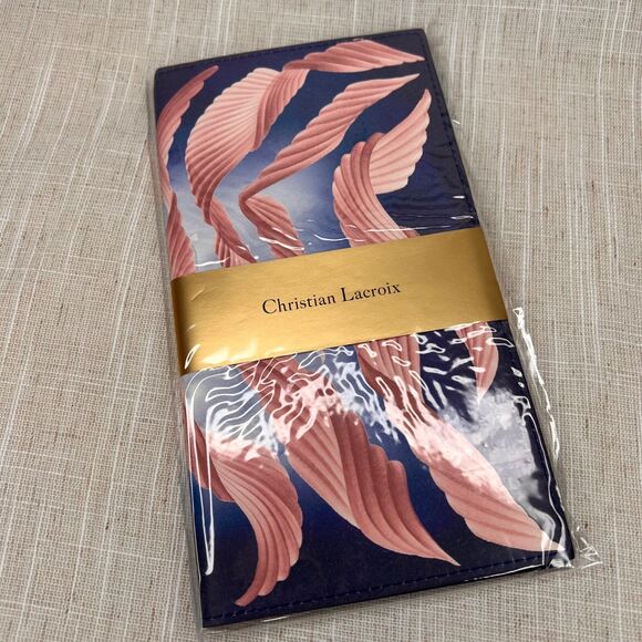 Christian Lacroix Cascade Travel Journal Soft Notebook Pink Blue Vegan Cover - Picture 9 of 9